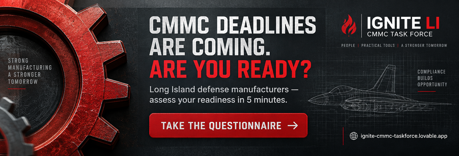 Ignite LI CMMC Task Force — Take the CMMC Readiness Questionnaire